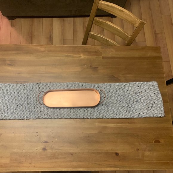 Hand knit Table runner - Picture 2 of 3